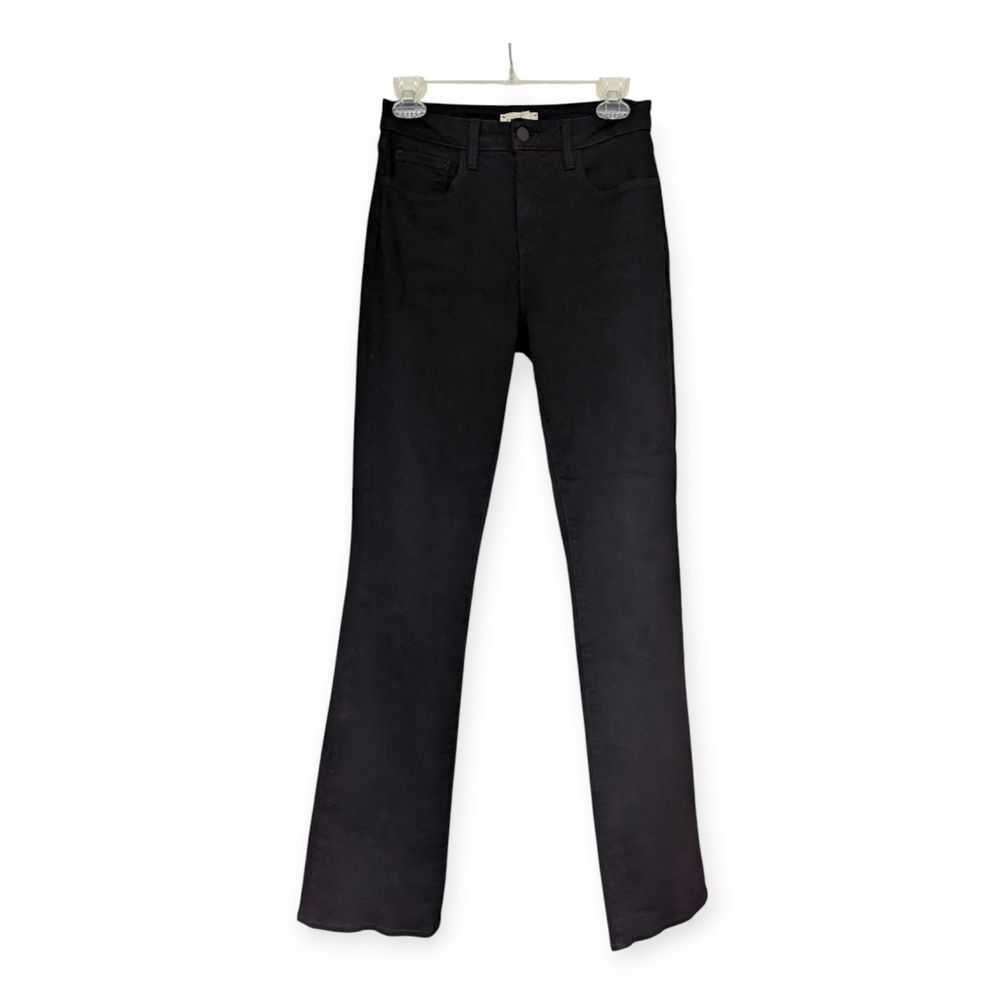 L'Agence Black Mini Bootleg (Almost Straight) Jeans